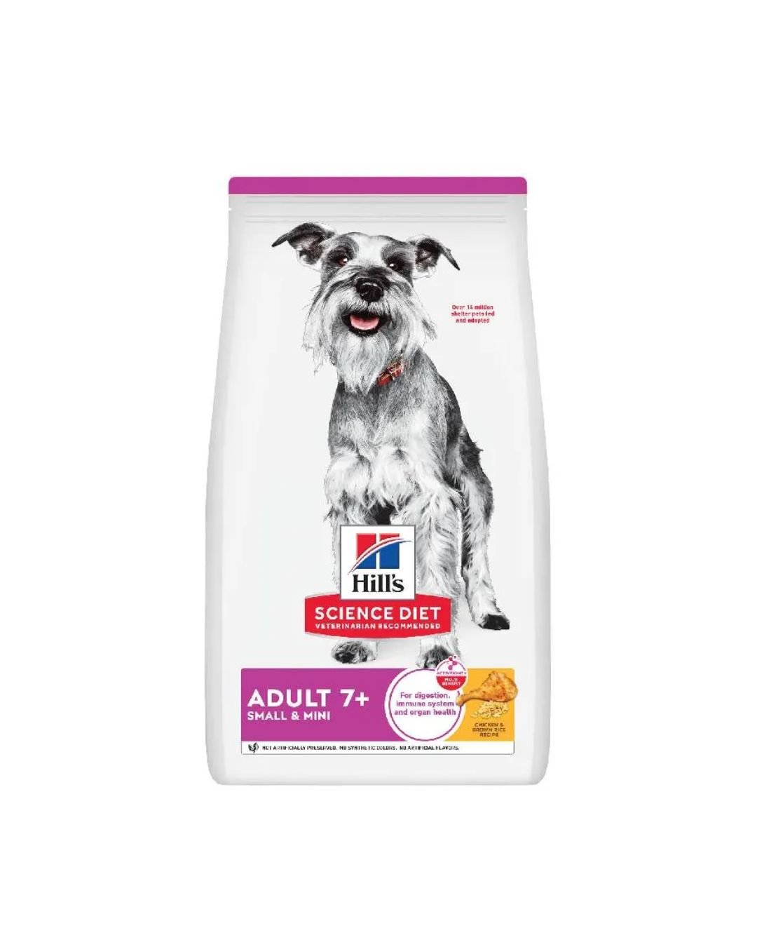 hills canine adult 7+ small & mini 2 kg hills canine adult 7+ small & mini 2 kg