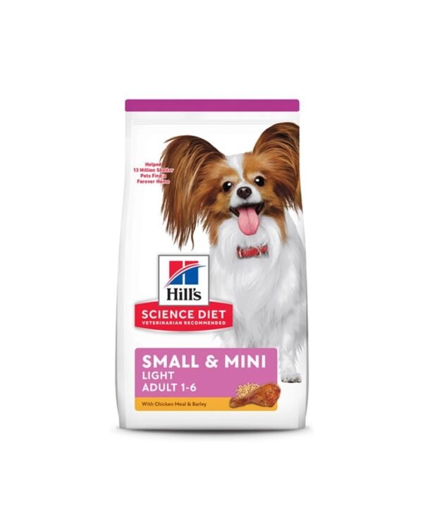 hills canine adult light small & mini 2 kg