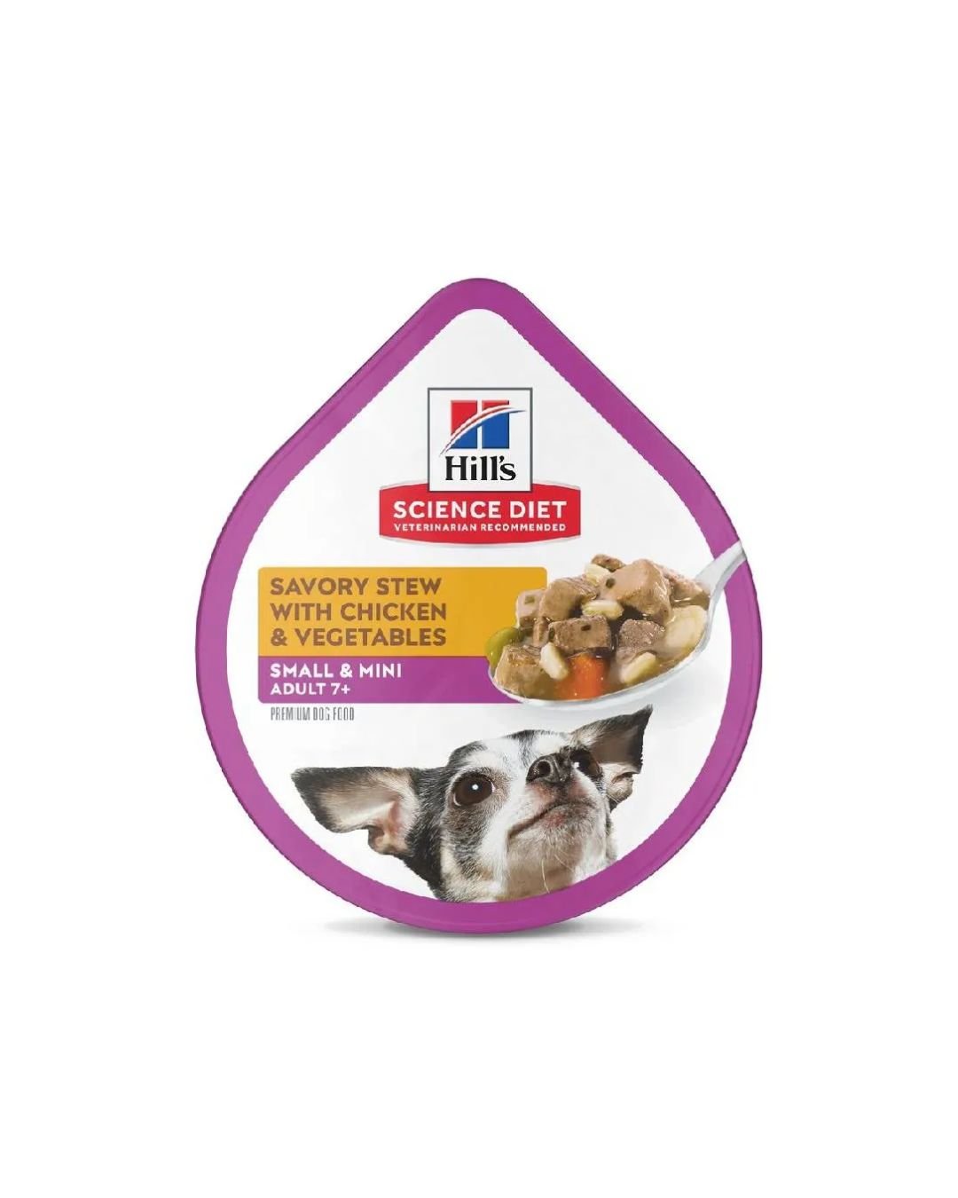 hills canine adult 7+ small & mini chicken & vegetables (estofado) lata 99 gr hills canine adult 7+ small & mini chicken & vegetables (estofado) lata 99 gr