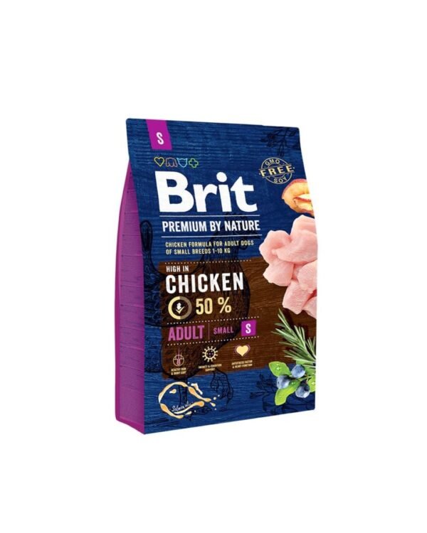 brit premium by nature adult small 3 kg