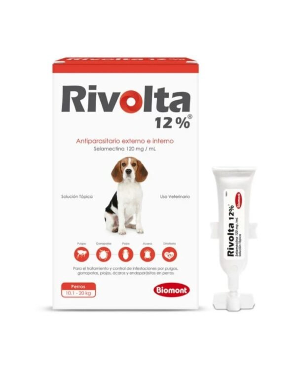 rivolta 12% x 1.00ml (10.1kg a 20kg) 1 pipeta