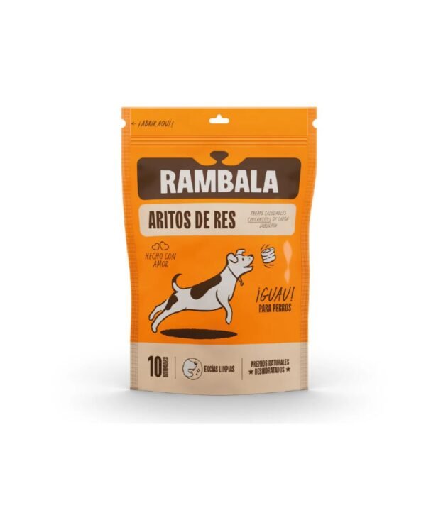 rambala snack aritos de res deshidratados x 10