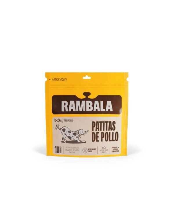 rambala snack patas de pollo deshidratados x 10